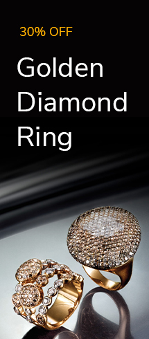 Golden Diamond Ring