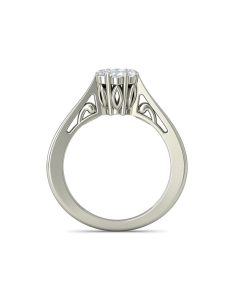 1pc Simple Elegant Bowknot Decor Ring, Suitable For Daily Wear, Gift For Women