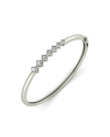 1pc Minimalist Chic High-End Twisted Design Bangle Bracelet For Women