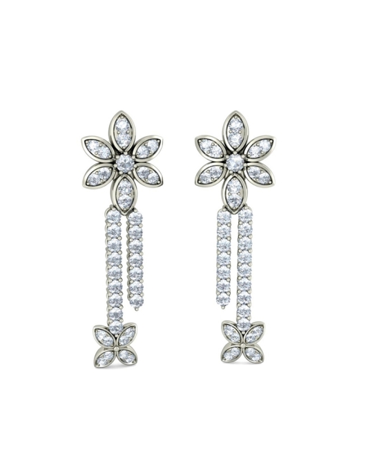 1pair Luxurious & Fashionable, Soft & Versatile Bowknot Earrings
